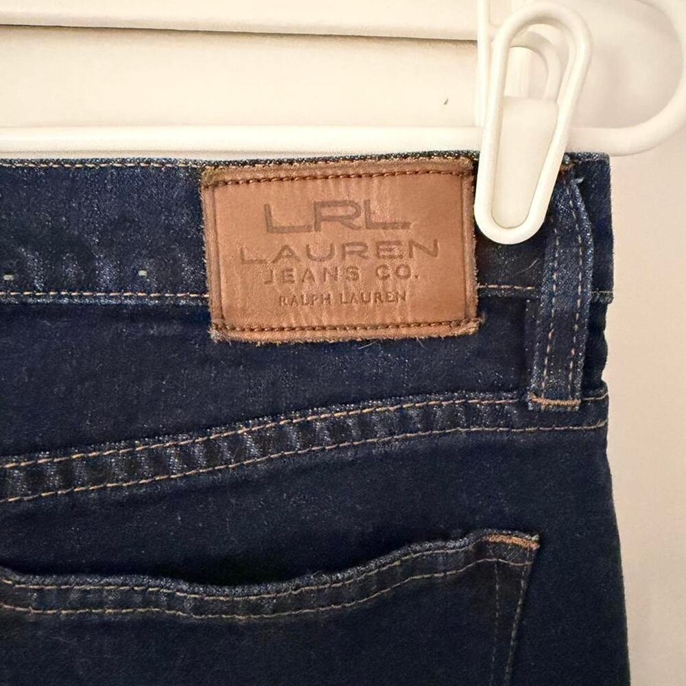 Ralph lauren size 8 dark denim jeans - Picture 3 of 4